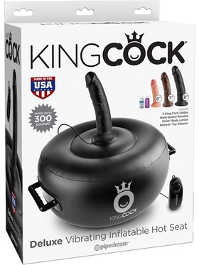 Pipedream: King Cock, Vibrating Inflatable Hot Seat