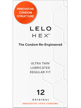 LELO: HEX, Kondomer, 12-pack