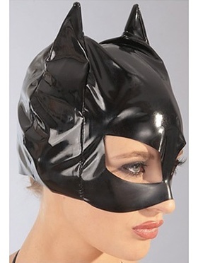 Black Level: Vinyl Cat Mask, svart