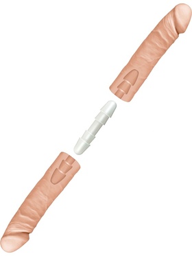 Doc Johnson: The Double D, 16 inch, hudfärgad