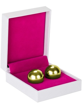 Shots Toys: Ben Wa Balls, Medium Weight, guld