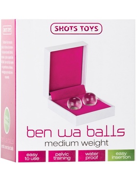 Shots Toys: Ben Wa Balls, Medium Weight, glas
