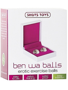 Shots Toys: Ben Wa Balls, Erotic Exercise, glas