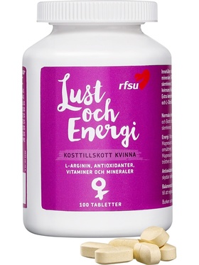 RFSU: Lust och Energi, Kvinna, 100 tabletter