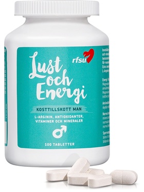 RFSU: Lust och Energi, Man, 100 tabletter