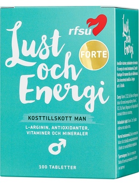 RFSU: Lust och Energi, Man, 100 tabletter