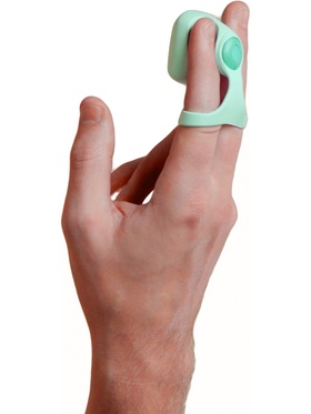 Dame: Fin, Finger Vibrator, mintgrön