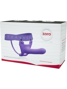 Perfect Fit: Zoro, 5.5 inch Strap-On, lila