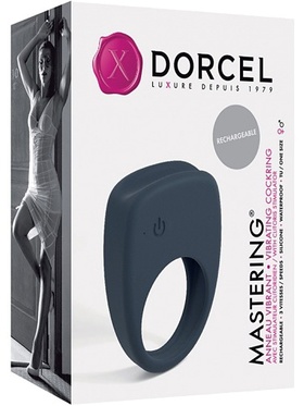 Marc Dorcel: Mastering, Vibrating Cockring, svart