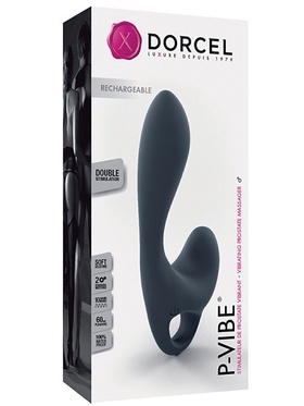 Marc Dorcel: P-Vibe, Vibrating Prostate Massager, svart