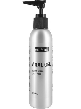 CoolMann: Anal Gel, Vattenbaserat Glidmedel, 150 ml