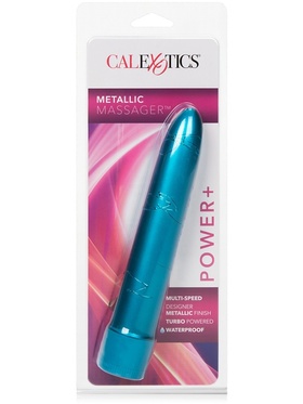 California Exotic: Metallic Massager, Power+, blå