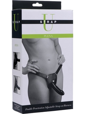 Strap U: Plena, Double Penetration, Adjustable Strap On Harness