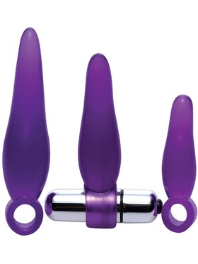 Frisky: Fanny Fiddlers, 3 Piece Finger Rimmer Set + Vibrating Bullet