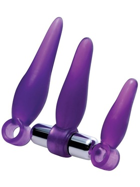 Frisky: Fanny Fiddlers, 3 Piece Finger Rimmer Set + Vibrating Bullet