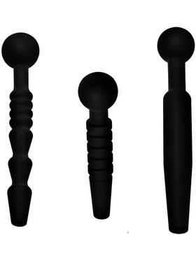 XR Master Series: Dark Rods, 3 Piece Penis Plug Set