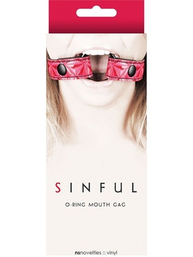 NSNovelties: Sinful O-Ring Mouth Gag, rosa