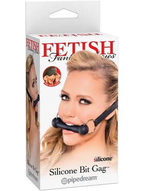 Pipedream Fetish Fantasy: Silicone Bit Gag, svart