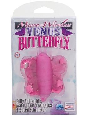 California Exotic: Micro-Wireless Venus Butterfly, rosa