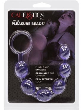 California Exotic: Swirl Pleasure Beads, lila