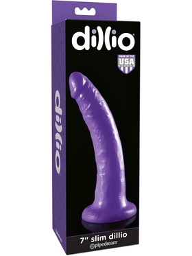 Dillio: Slim Dildo, 20 cm, lila
