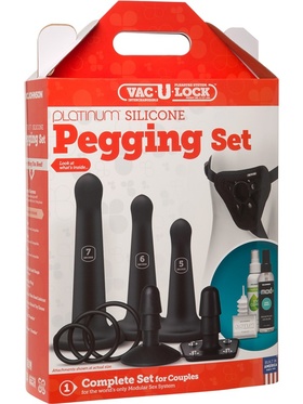 Doc Johnson: Platinum Silicone, Pegging Set, Vac-U-Lock