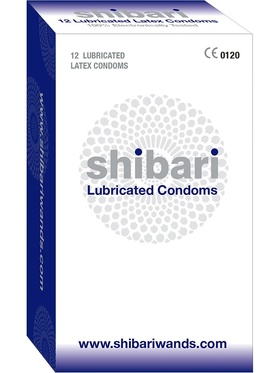 Shibari: Lubricated Latex Condoms, 12-pack