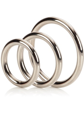 California Exotic: Silver Ring Set, 3-pack