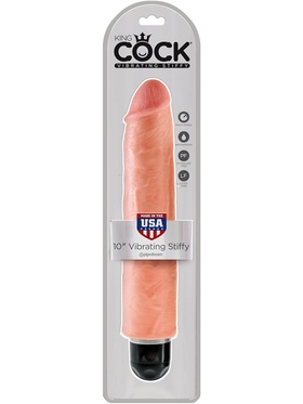 King Cock: Vibrating Stiffy, 30 cm, ljus