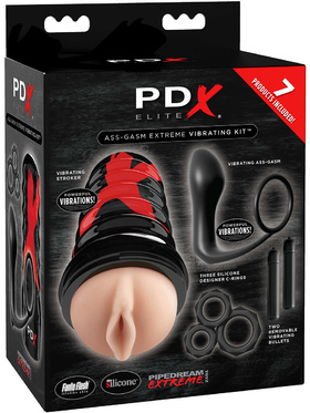 Pipedream PDX Elite: Ass-Gasm Extreme Vibrating Kit