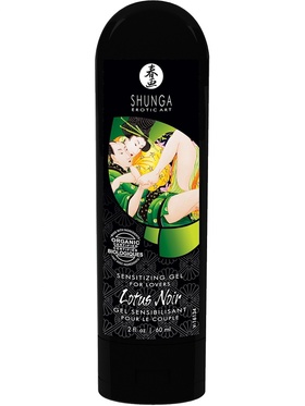 Shunga: Sensitzing Gel for Lovers, Lotus Noir, 60 ml