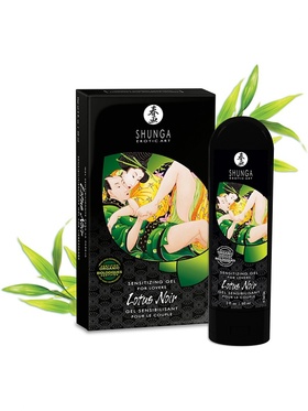 Shunga: Sensitzing Gel for Lovers, Lotus Noir, 60 ml