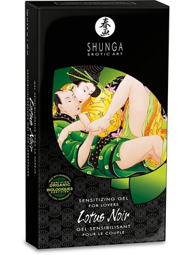 Shunga: Sensitzing Gel for Lovers, Lotus Noir, 60 ml