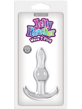 NSNovelties: Jelly Rancher, Wave T-Plug, clear