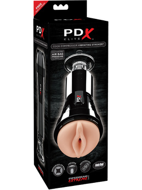 Pipedream PDX Elite: Cock Compressor, Vibrating Stroker