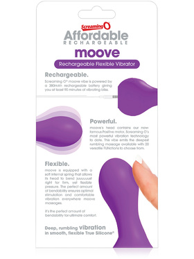 Screaming O: Affordable Rechargeable, Moove, Flexible Vibrator, lila