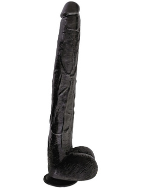 Black Baller: Monster Realistic Cock, 43 cm