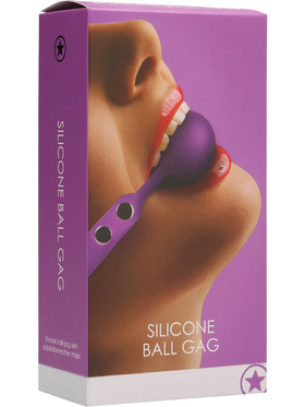 Ouch!: Silicone Ball Gag, lila