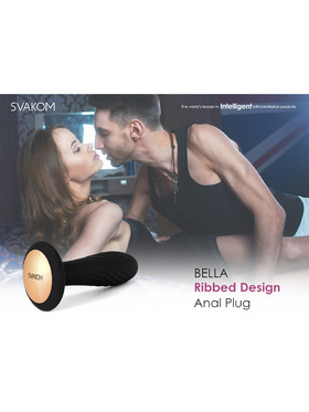 Svakom: Bella, Anal Plug, svart