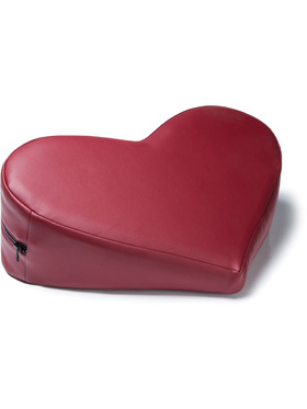 Liberator: Heart Wedge, konstläder, vinröd