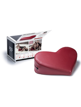 Liberator: Heart Wedge, konstläder, vinröd
