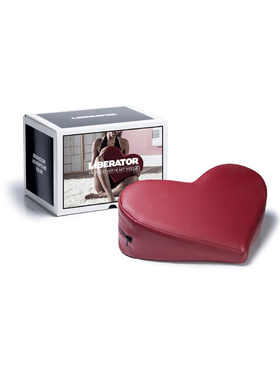 Liberator: Heart Wedge, konstläder, vinröd