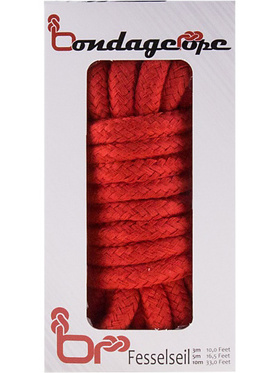 MVW: Bondage Rope, röd, 3m