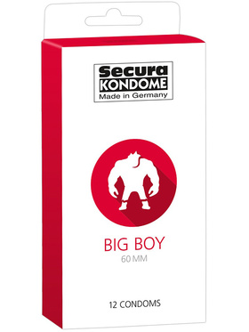 Secura: Big Boy 60 mm, Kondomer, 12-pack