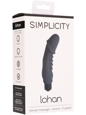 Simplicity: Lohan, Vibrator Massager, svart