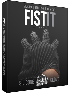 Fistit: Silicone Masturbation Glove, svart