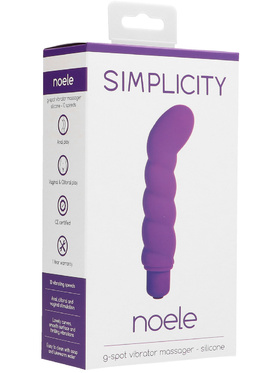 Simplicity: Noele, G-Spot Vibrator Massager, lila