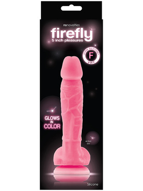 NSNovelties: Firefly Pleasures Dildo, 17 cm, rosa