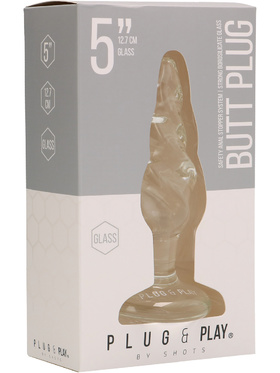 Plug & Play: Butt Plug, 12.7 cm, Glass