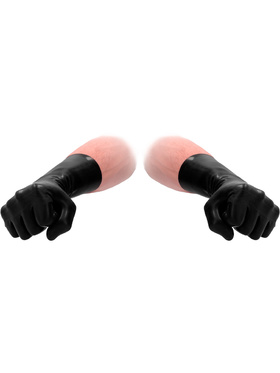 Fistit: Latex Short Gloves, svart